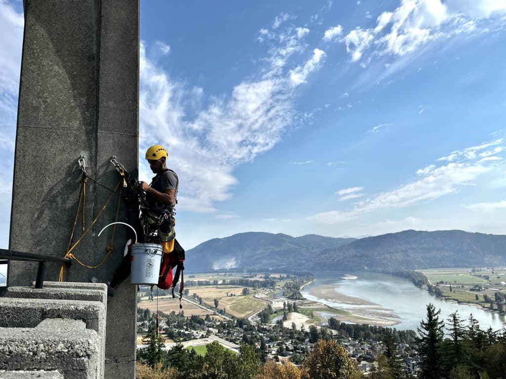 rope access team in bc